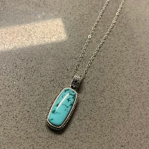 New Sterling Silver Handmade Polished Natural Turquoise Native Rope Necklace - Picture 10 of 16